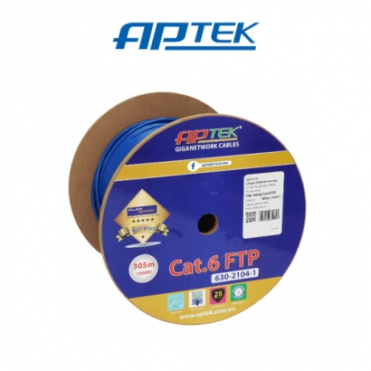 Cáp Mạng APTEK CAT.6 FTP 305m Cáp Mạng APTEK CAT.6 FTP 305m