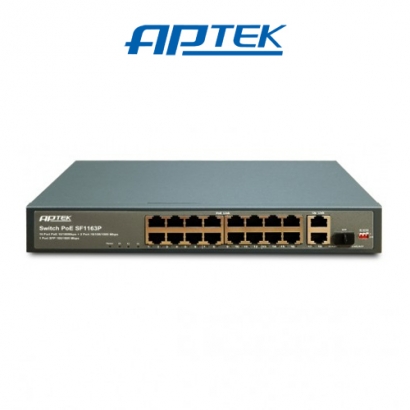 Switch APTEK SF1163P 16 Port PoE Switch APTEK SF1163P 16 Port PoE