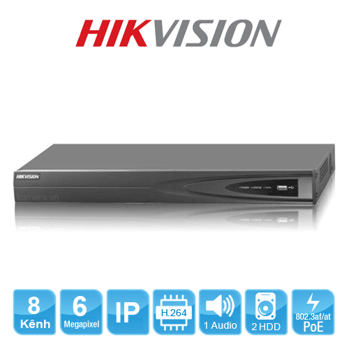 Đầu ghi hình IP HIKVISION DS-7608NI-E2/8P