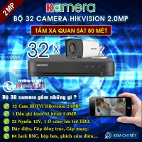 TRỌN BỘ 32 CAMERA HIKVISION 2.0MP (IR 80M) TRỌN BỘ 32 CAMERA HIKVISION 2.0MP (IR 80M)