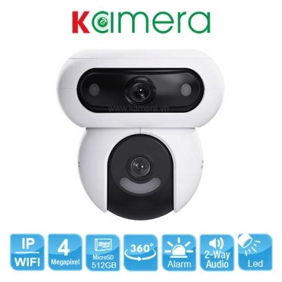 CAMERA EZVIZ H90 4MP (Ống Kính Kép)
