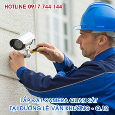 Lắp đặt camera tại đường Lê Văn Khương Quận 12 Lắp đặt camera tại đường Lê Văn Khương Quận 12