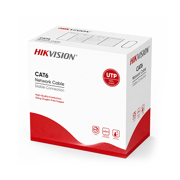Cáp Mạng CAT6 UTP HIKVISION DS-1LN6-UE-W Cáp Mạng CAT6 UTP HIKVISION DS-1LN6-UE-W