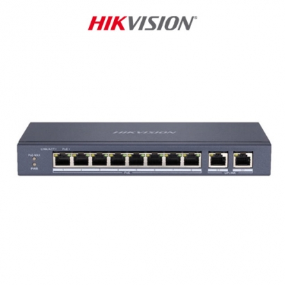 Switch PoE Hikvision DS-3E0310P-E/M 8 Port