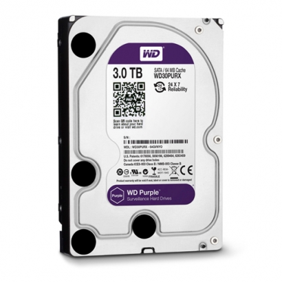 Ổ Cứng Western Purple 3TB WD30PURX Ổ Cứng Western Purple 3TB WD30PURX