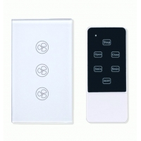 Công Tắc Cảm Ứng Thông Minh 3 Nút Điều Khiển Quạt SmartZ SWF Có Kèm Remote Công Tắc Cảm Ứng Thông Minh 3 Nút Điều Khiển Quạt SmartZ SWF Có Kèm Remote